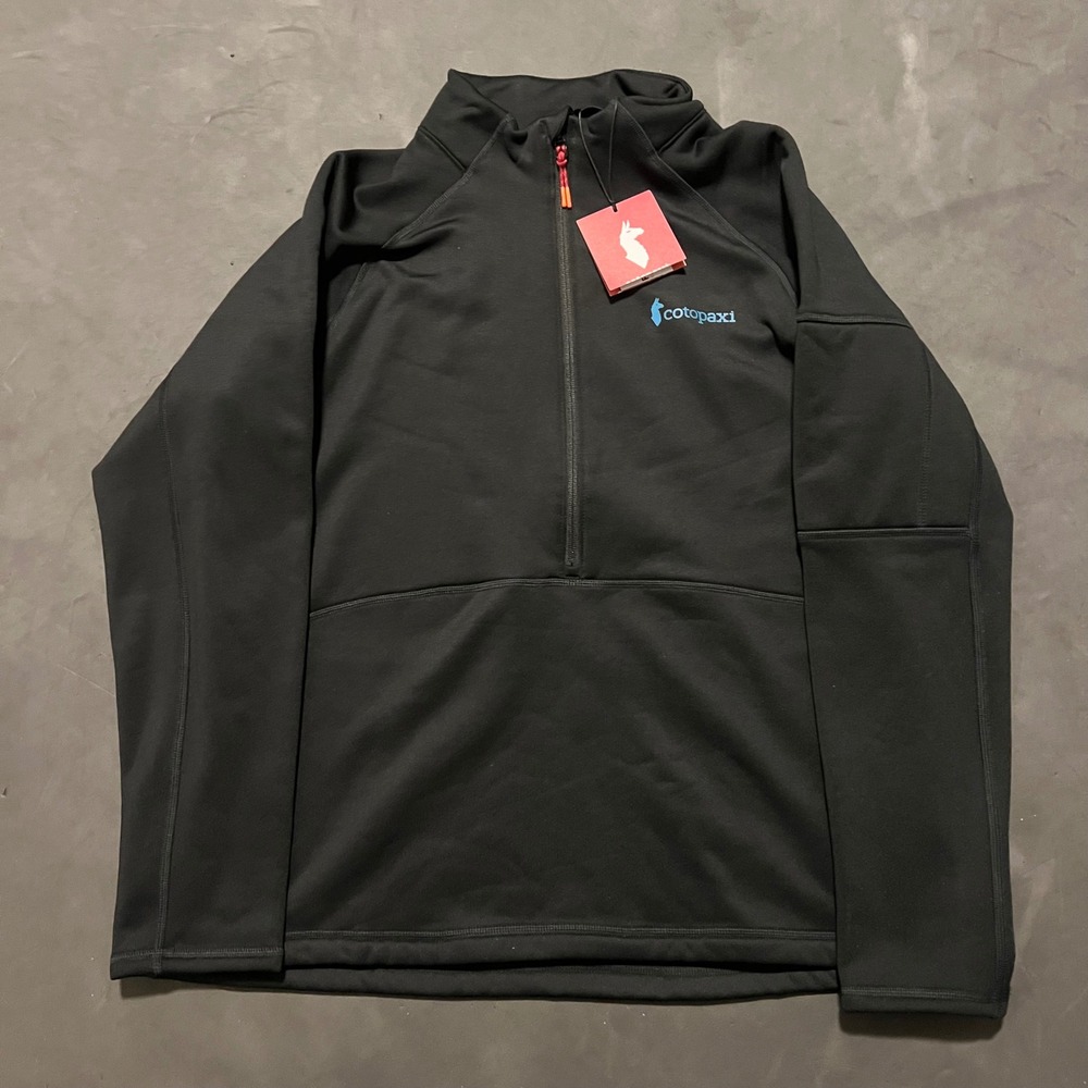 Cotopaxi Tempa Fleece Half-Zip Pullover Womens XL Black New‎ With Tags